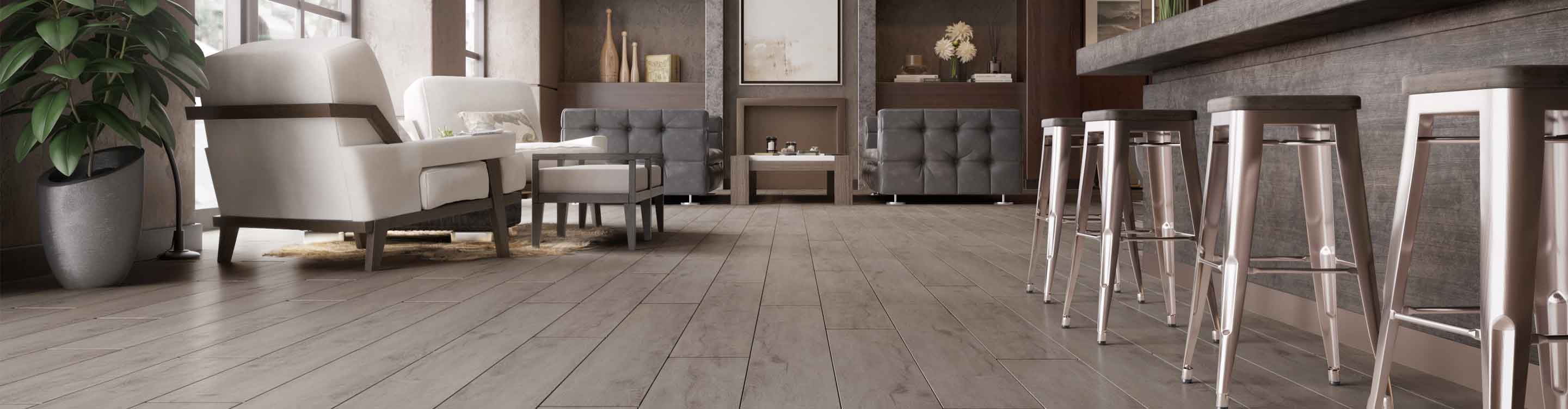 commercial flooring in Kenosha hotel lobby